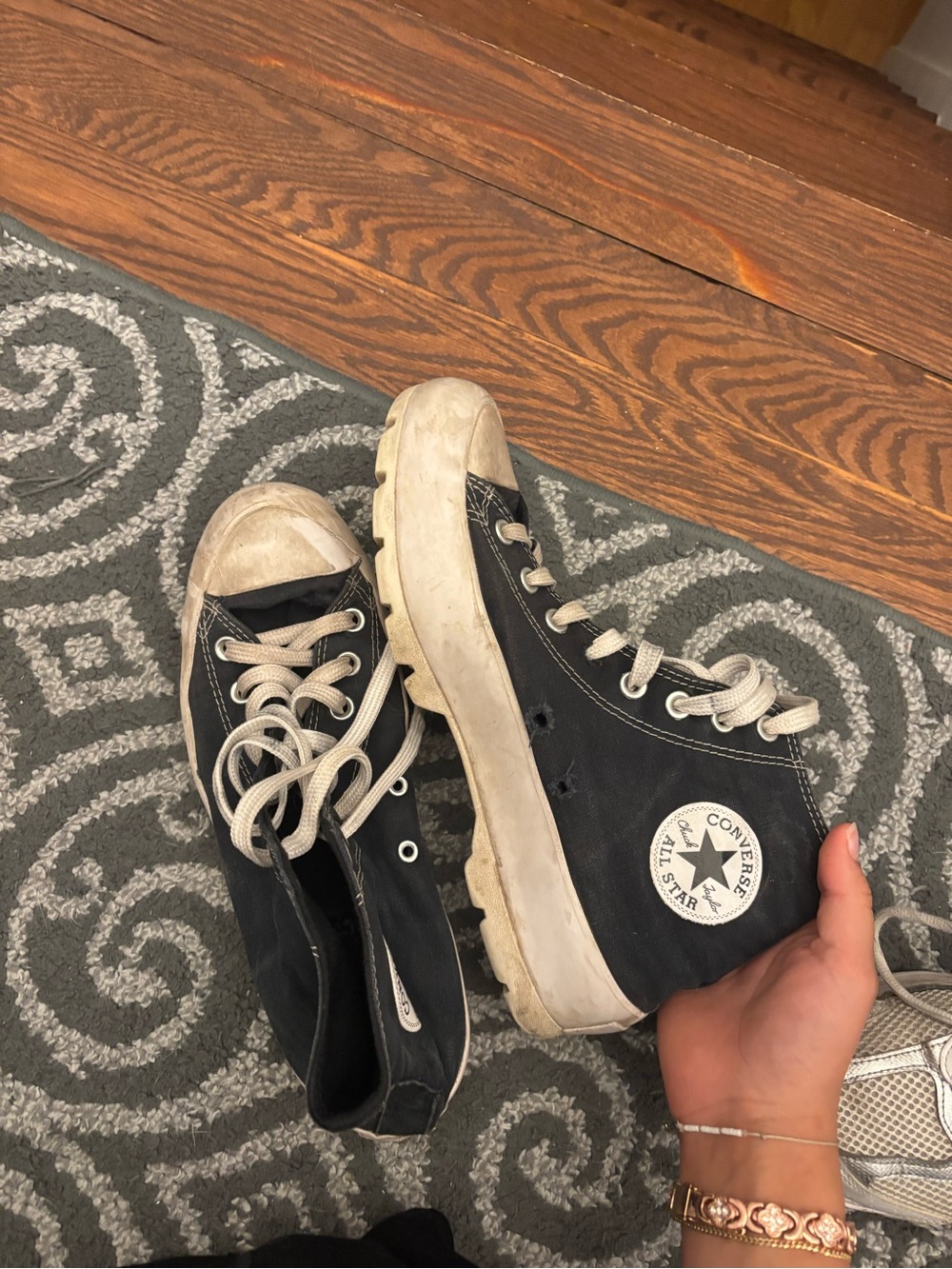 Converse Black High Top Chuck Taylor Sneakers